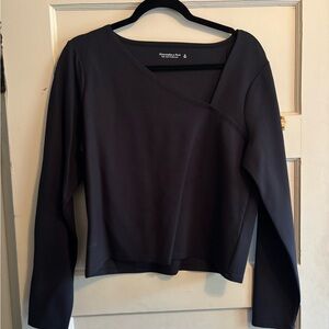 Abercrombie & Fitch Black Long Sleeve Top